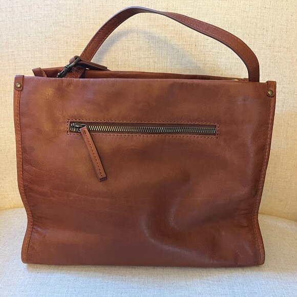 American Leather Co. Lenox Triple Entry Satchel - Picture 13 of 16